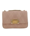 Valentino Garavani Rockstud Foldover Top Shoulder Bag In Brown
