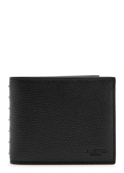 Valentino Garavani Rockstud Grained Leather Wallet