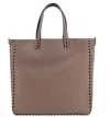 Valentino Men's Double Rockstud Reversible Leather Tote Bag