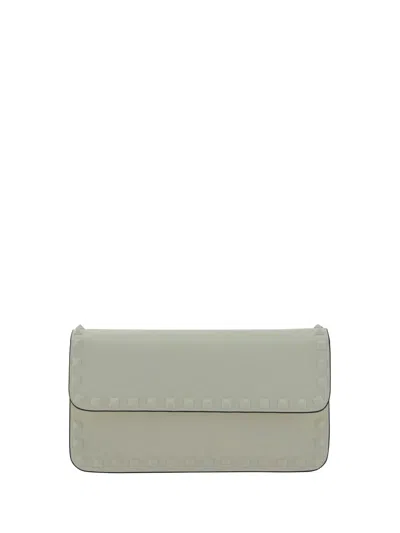 Valentino Garavani Rockstud Handbag In White