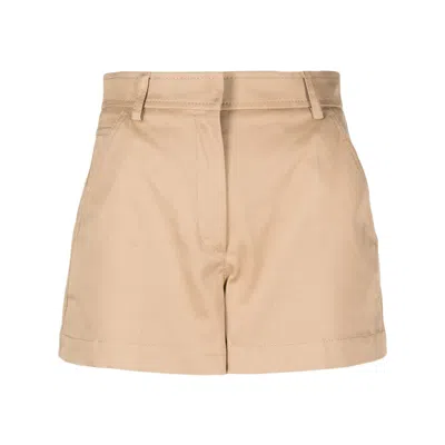 Valentino Garavani Rockstud High-waisted Shorts In Neutral