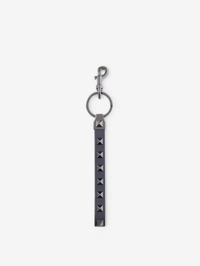Valentino Garavani Rockstud Leather Keychain