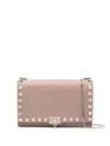 Valentino Garavani Rockstud Leather Mini Bag In Pink