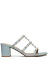 VALENTINO GARAVANI VALENTINO GARAVANI ROCKSTUD LEATHER SANDALS