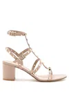 VALENTINO GARAVANI VALENTINO GARAVANI ROCKSTUD LEATHER SANDALS