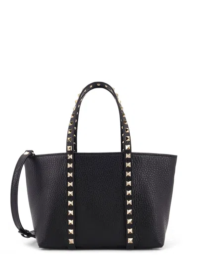 Valentino Garavani Rockstud Leather Shopping Bag