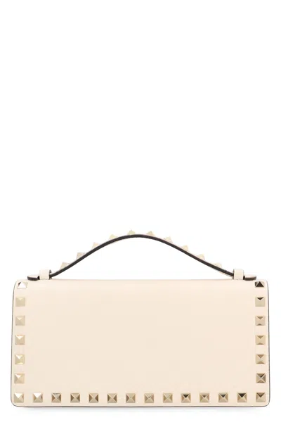 Valentino Garavani Rockstud Leather Wallet On Chain