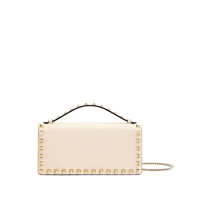 Valentino Garavani Rockstud Chain-strap Cross Body Bag In Neutral