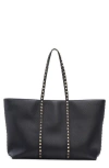 Valentino Garavani Rockstud Medium Tote Bag In In Black