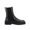 Valentino Black Rockstud M-way Ankle Boots
