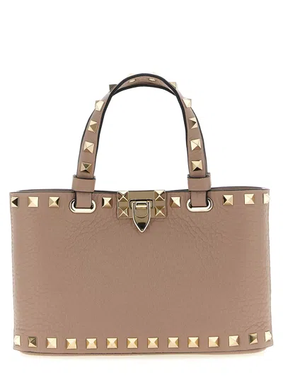 Valentino Garavani Rockstud Mini Crossbody Bag In Pink
