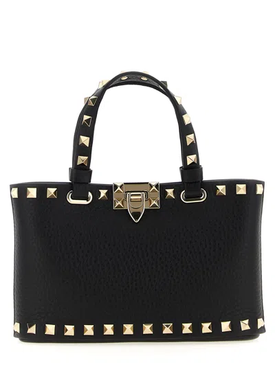 Valentino Garavani Rockstud Mini Crossbody Bag In Black