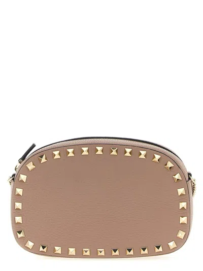 Valentino Garavani 'rockstud' Mini Crossbody Bag In Pink