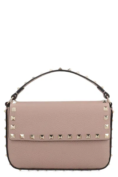Valentino Garavani Rockstud Mini Leather Bag In Pink