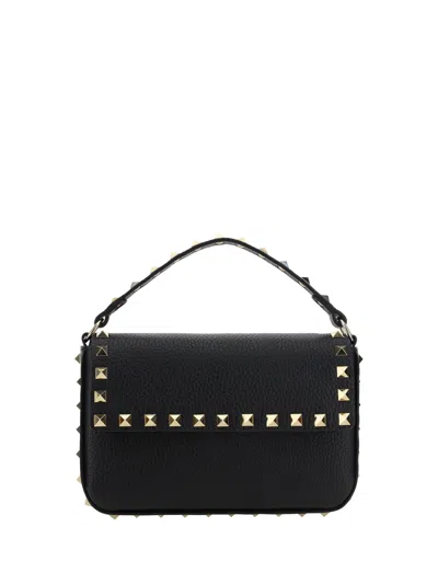 Valentino Garavani Rockstud Mini Pouch Shoulder Bag In Black