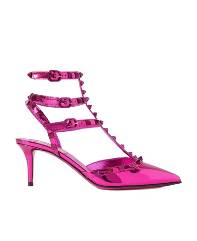 VALENTINO GARAVANI VALENTINO GARAVANI ROCKSTUD MIRROR-EFFECT PUMPS