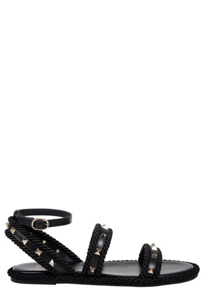VALENTINO GARAVANI GARAVANI ROCKSTUD OPEN TOE SANDALS