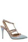 VALENTINO GARAVANI VALENTINO GARAVANI ROCKSTUD POINTED TOE CAGED PUMPS