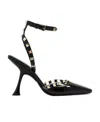 Valentino Garavani Rockstud Pointed Toe Pumps In Black
