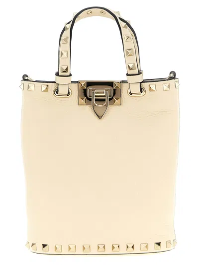 Valentino Garavani Rockstud Pouch In White
