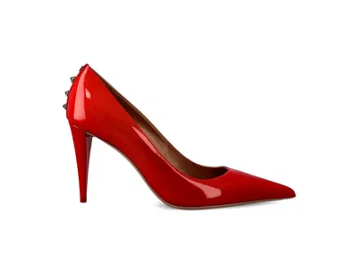 Pre-owned Valentino Garavani Garavani Rockstud Pumps (women's) Sneakers In Red