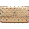 Valentino Garavani Rockstud Quilted Leather Shoulder Bag In Multi