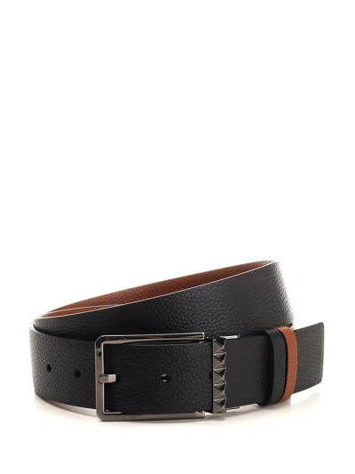 Valentino Garavani Rockstud Reversible Belt In Multicolor