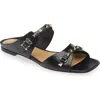 Valentino Garavani Rockstud Open Toe Sandals In Nero