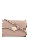 Valentino Rockstud Clutch Bag In Multicolor
