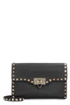 Valentino Rockstud Small Shoulder Bag In Black