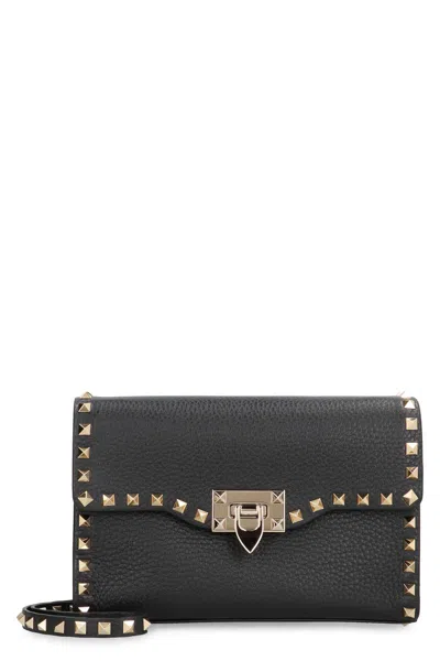 VALENTINO GARAVANI VALENTINO GARAVANI ROCKSTUD SMALL LEATHER CROSSBODY BAG