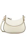 Valentino Small Rockstud Shoulder Bag In White