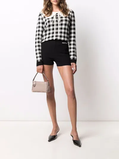 Valentino Garavani Rockstud Small Leather Shoulder Bag In Pink