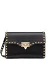 Valentino Small Shoulder Bag Rockstud In Black