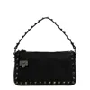 Valentino Garavani Rockstud Small Shoulder Bag In Black