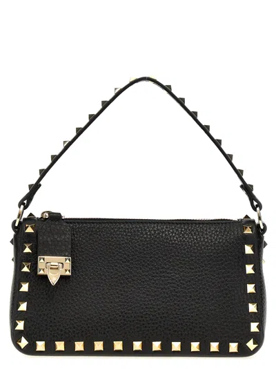 Valentino Garavani Women  'rockstud Small' Shoulder Bag In Black