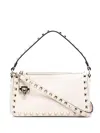 Valentino Garavani Rockstud Small Shoulder Bag In Grained Calfskin