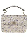 Valentino Medium Shoulder Bag Rockstud Spike In White