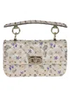 Valentino Small Shoulder Bag Rockstud Spike In Yellow