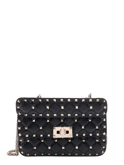 Valentino Garavani Rockstud Spike Small Handbag Women In Black