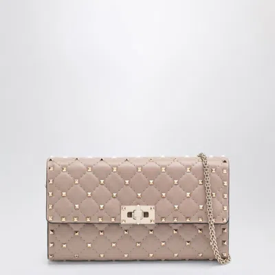 Valentino Garavani Rockstud Spike Crossbody Bag Powder-coloured