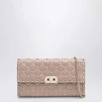 Valentino Garavani Rockstud Spike Crossbody Bag Powder-coloured