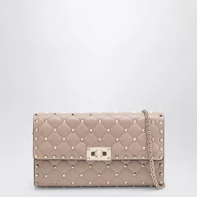 Valentino Garavani Rockstud Spike Crossbody Bag Powder-coloured