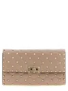 Valentino Garavani Rockstud Spike Nappa Leather Crossbody Clutch Bag Woman Poudre Uni In Pink