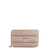Valentino Garavani Rockstud Spike Shoulder Strap In Neutral