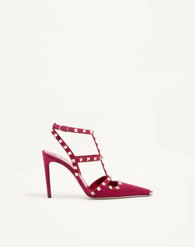 Valentino Garavani Rockstud Wildlederpumps 100mm Frau Insolent 35