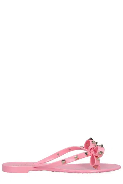 VALENTINO GARAVANI GARAVANI ROCKSTUD THONG SANDALS