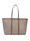 Valentino Rockstud Shoulder Bags Beige