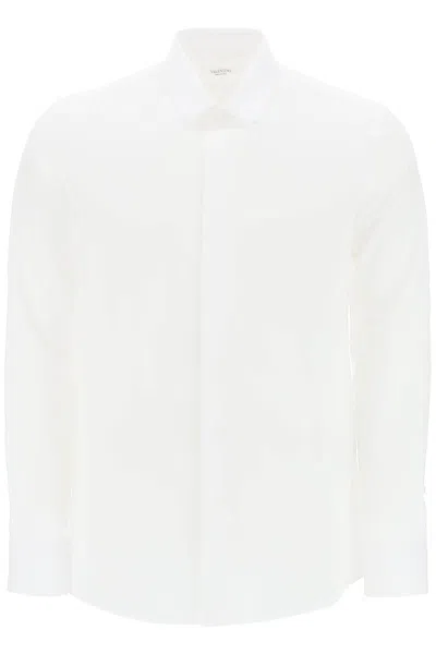Valentino Cotton Shirt In White