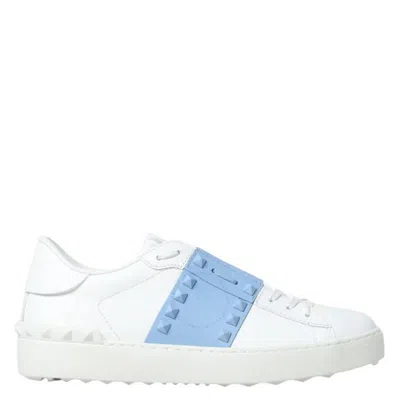 Valentino Garavani Rockstud Untitled Calfskin Sneakers In Multi